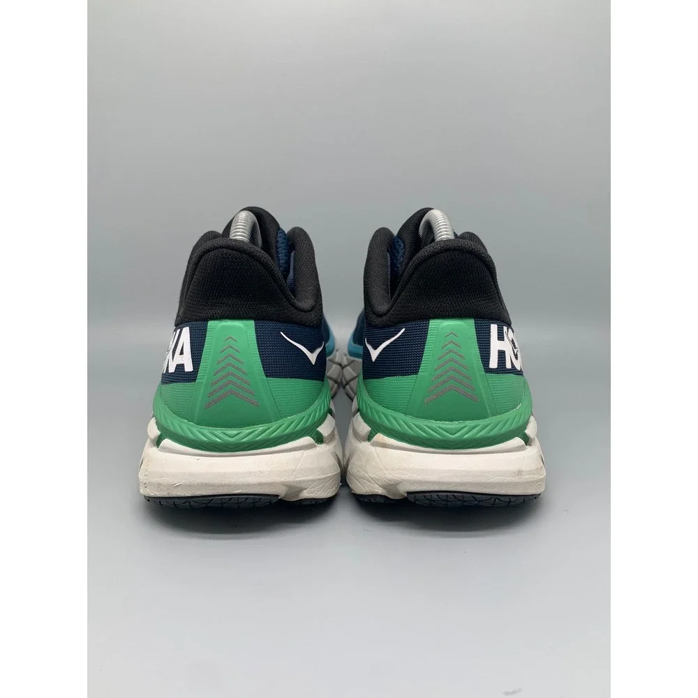Hoka One Clifton 7 Blue Green Running Shoes Men's‎ Sz 9
